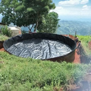 Baraj havuzları için HDPE geomembranlar Liner Fish arazi dolgu Geomembrana su geçirmez geomembran balık karides tarım gölet gömlekleri için - Product Image 3