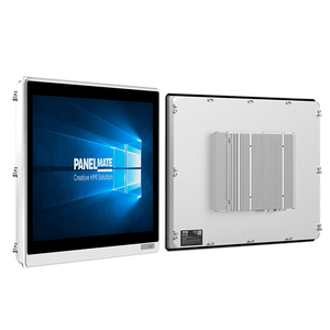 Costume 18,5 polegadas toda em um tela táctil do intel J6412 8G 128G encaixou o PC industrial do painel