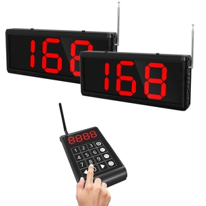 Sistema de llamadas inalámbricas Número Teclado Número de llamador Sistema de cola de gestión de transmisión con pantalla de 3 dígitos Restaurante - Product Image 1