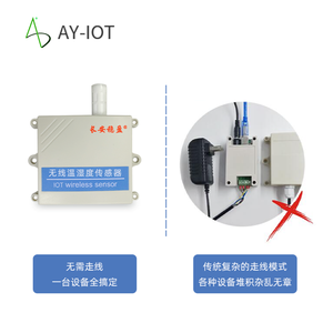 Sistema de alarma IoT inalámbrico LORA de baja potencia Sensor de detección de temperatura y humedad de señal fuerte Batería de larga duración de largo alcance - Product Image 6