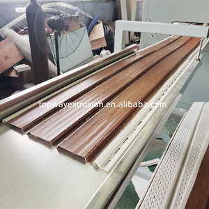 PVC <span class=keywords><strong>Soffit</strong></span> cephe giydirme paneli üretim hattı PVC vinil Panel ekstrüzyon yapma makinesi