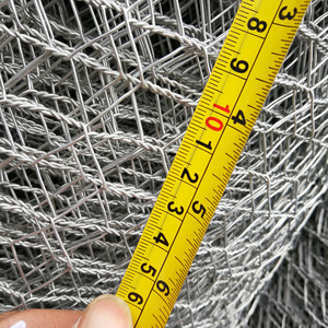 Malla de alambre hexagonal recubierta de polvo de PVC de hierro de tela de hardware galvanizada en caliente para jaula de conejo y pollo - Product Image 4