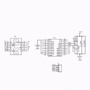 TM1637 LED-Anzeige modul für Arduino 7 Segment 4 Bits 0,36 Zoll Uhr RED Anode Digital Tube Four Serial Driver Board Pack
