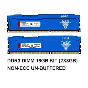 Blaues DDR3 RAM 8 GB 1600 MHz 1866 MHz 240 Pin CL11 DIMMPC3-12800 PC Desktop-RAM Speicher 1,5 V Speicher für Computerteile
