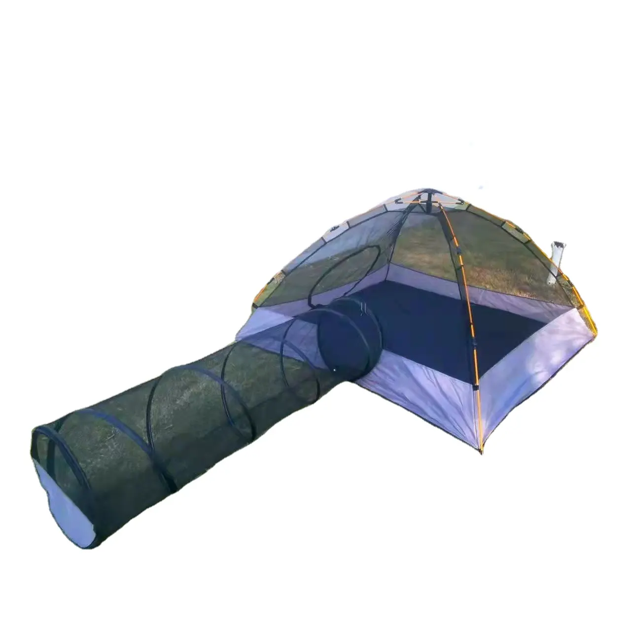 Легкая установка, сетчатая Игровая палатка для кошек в помещении с Rainfly и двумя входными молниями