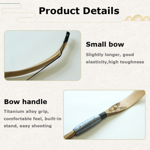GEDENG Horse <strong>Bow</strong> Traditional Recurve <strong>Bow</strong> Archery Outdoor Hunting Pure Handmade Traditional Long <strong>Bow</strong> - Product Image 2