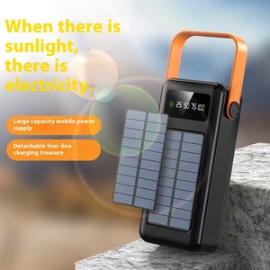 Outdoor Camping Light Power Bank 200000 MAh Ultra Large Capacity Fast Charging <strong>Type</strong>-C Solar Panel <strong>Input</strong> 10W for Mobile <strong>Devices</strong> - Product Image 4