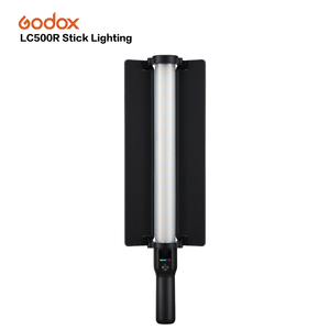 Godox LC500R 2500K-8500K çift renkli tam renkli RGB LED ışık çubuğu aydınlatma efektleri CRI 96 TLCI 98 uzaktan kumanda ve Barndoor - Product Image 2