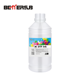 白银1L喷墨印刷油墨用于Xp600 I1600 I3200 DX5打印机CYMKW DTF油墨用于DTF打印机