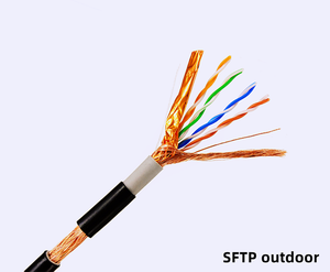 Кабель, заводской Cat5 Cat5e SFTP, наружный сетевой кабель - Product Image 6