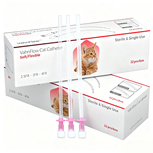 Dokter Hewan kateter urin hewan peliharaan Stylet Vet Tomcat uretra kucing kateter urin Foleys kateter untuk kucing - Product Image 6
