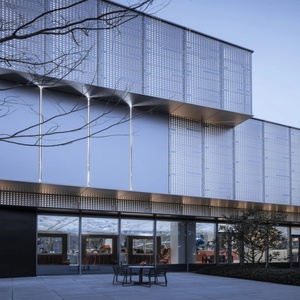 Anpassen von Aluminium-Wand verkleidung fassaden Perforierte Paneele für gewerbliche Gebäude Aluminium-Außen fassade