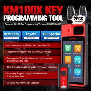 MaxiIM KM100 <strong>Key</strong> <strong>Programmer</strong> 60S <strong>Key</strong> Generation <strong>Transponder</strong> Chip Function Same As KM100E/X 2 Blank IKEY in KM100