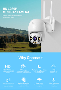 4MP 2.4G & 5G WIFI Tuya akıllı wifi güvenlik kamerası IP ağ PTZ kamera ile insan akıllı IR otomatik izleme fonksiyonu tespit - Product Image 5