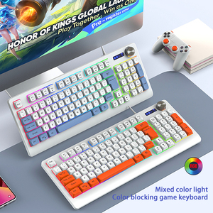 Factory Wholesale K93 Wired Knob RGB 93 <strong>Keys</strong> Mechanical Feel USB Type c <strong>Computer</strong> Gamer Gaming <strong>Keyboard</strong> - Product Image 2