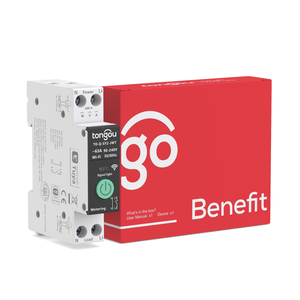 TONGOU API TUYA 1-63A用スマートミニチュア回路ブレーカWiFi接続定格電力メーター銅電圧電流保護 - Product Image 1