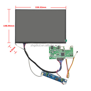 10.1 Inch High Brightness 1000nits IPS <strong>Display</strong> Module 1920x1200 LVDS 8Bits TFT <strong>LCD</strong> Touch Screen Video Playboard <strong>Kits</strong> - Product Image 1