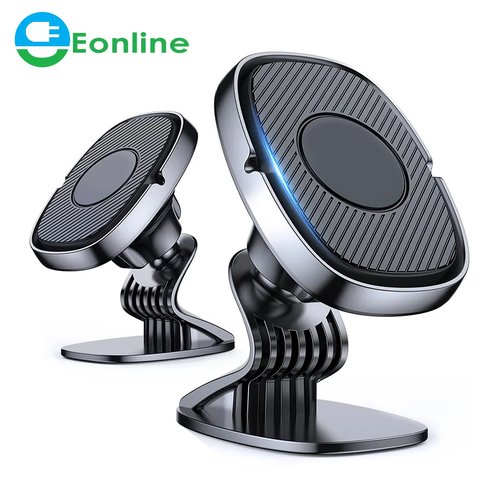 Eonline Luminous Magnetic Car Phone Holder Stand in Car For iPhone X Samsung Magnet Air Vent Mount Cell Mobile Phone Support GPS