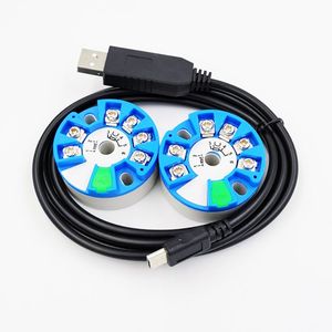 Nuevo transmisor de temperatura termopar PT100 a 4-20mA convertidor TC J K T R RTD Sensor entrada de señal 2 cables 4-20mA salida BRT TCH1 - Product Image 1
