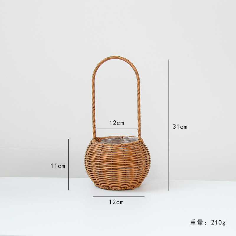 flower basket-small ball