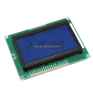 128*64 Graphic Matrix LCD 12864A KS0108 93x70mm LCM-Anzeigenmodul STN blaues hintergrundlicht weiße Zeichen 5V-LCD-Modul für Arduino