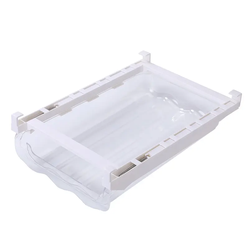 Caja de almacenamiento para guardar huevos, cajón para guardar huevos frescos, estante para colgar, enrollable, automático, transparente