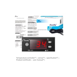 Digital Thermostat <strong>Temperature</strong> <strong>Controller</strong> <strong>with</strong> Key Lock EW-181F Thermometer <strong>Sensor</strong> Electronic Measuring Instrument - Product Image 5