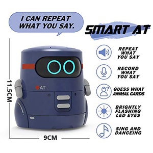 Robot inteligente RC Juguetes Robot de control remoto recargable Juguete para niños Aprendizaje Robot de juguete programable inteligente