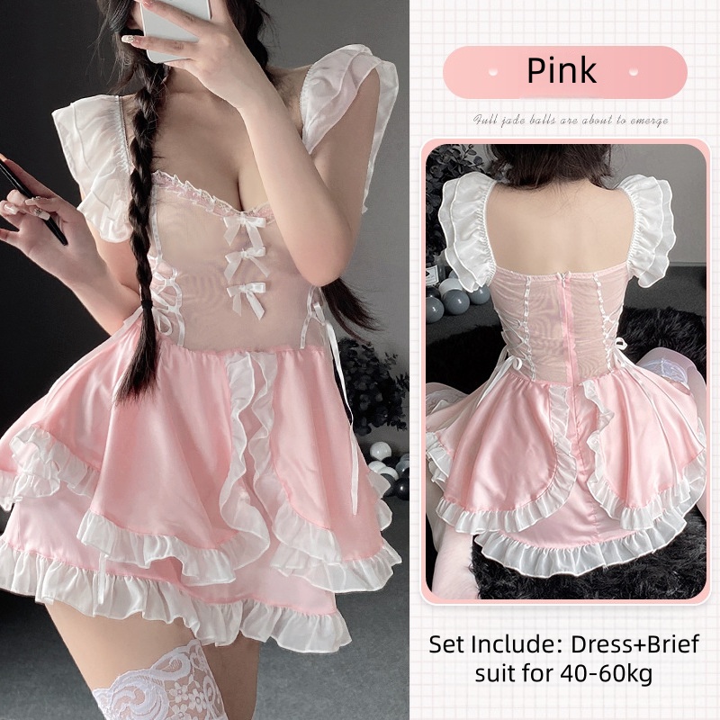 Pink Set(Dress+Brief)
