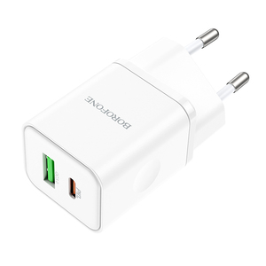 BOROFONE BN7 PD20W + QC3.0เครื่องชาร์จ (EU),เหมาะสำหรับ Apple iPhone โทรศัพท์มือถือแอนดรอยด์ปลั๊กชาร์จเร็ว - Product Image 2