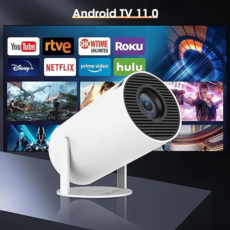 HY300 ЖК-проектор 1280 720P 4K портативный домашний кинотеатр светодиодный Wi-Fi Android Карманный кинотеатр портативный мини-проектор