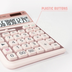 Calculadora financiera de escritorio con logotipo personalizado, calculadora electrónica de 14 dígitos para suministros de oficina, calculadora para contabilidad, con logotipo personalizado, de tipo financiero, para uso en oficina - Product Image 3