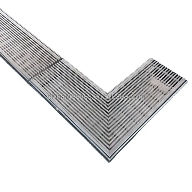 Marine grade stainless steel channel drainage for swimming pool drain