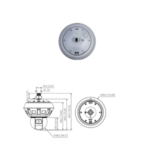 PSDW82442M-A270-D440-S3 al hua akıllı izleme AR panorama 6X4MP çoklu sensör panoramik PTZ kamera 270 derece görüş - Product Image 3