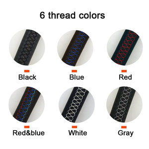 Iç aksesuarları karbon Fiber PU deri siyah direksiyon kılıfı <span class=keywords><strong>BMW</strong></span> F87 M2 F80 M3 F82 M4 M5 F12 F13 M6 x5 F86 X6 <span class=keywords><strong>F3</strong></span>
