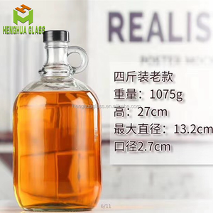 Boş 0.5L 1L 1.5L 2L 3L 4L 5L cam california şarap şişeleri bira fermente decanter sıvı ambalaj şişeleri toptan - Product Image 6