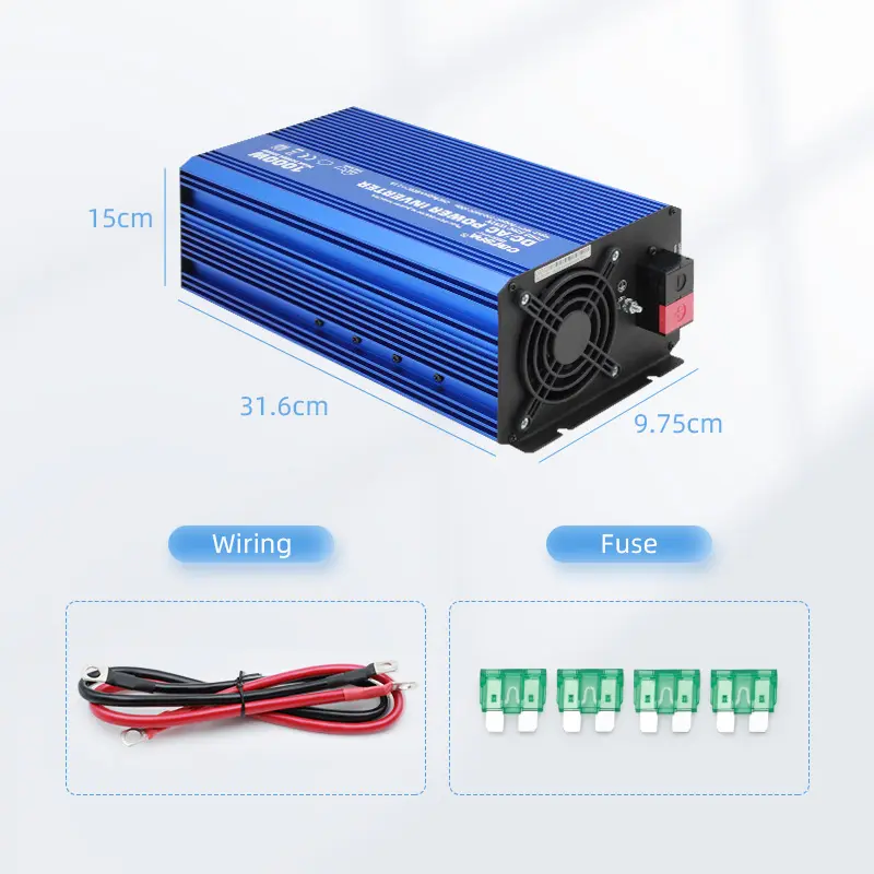 12V 24V 48V Dc to Ac 110V 220V 230V 240V 200-8000wオフグリッド純粋な正弦波インバーターパワーインバーター1000w 2000w 3000w