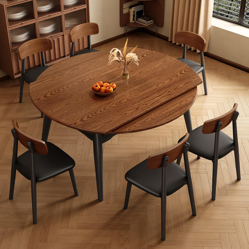 Retro Solid Wood Folding Table