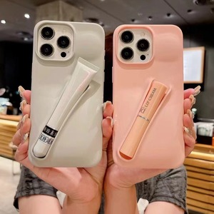 Creative Brilliant Color Lip Gloss TPU Soft Skin Scrub Solid Lip Balm <strong>Rhode</strong> Mobile Phone Protective case for Iphone 16 <strong>MAX</strong>