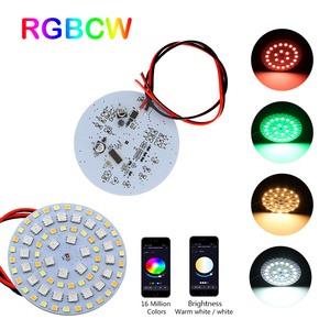 Tuya บลูทูธสมาร์ทแอปควบคุมแสง RGBW ลดแสงสีและอุณหภูมิ LED ปรับได้ลึก - Product Image 4