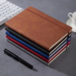 Stationery Office Custom Logo A5 Pu Leather Cover <strong>Notebook</strong> <strong>with</strong> Pen Holder and <strong>Elastic</strong> Band for Dairy - Product Image 2