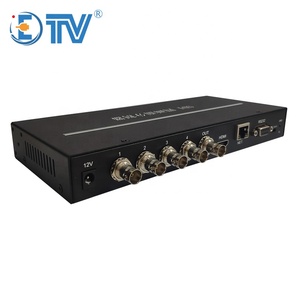 ETVSDIクワッドスクリーンスプリットシームレスビデオスイッチ、ビデオ出力付きPIPPOPモードRS232コントロール1080P4チャンネルSDIマルチビューア - Product Image 3