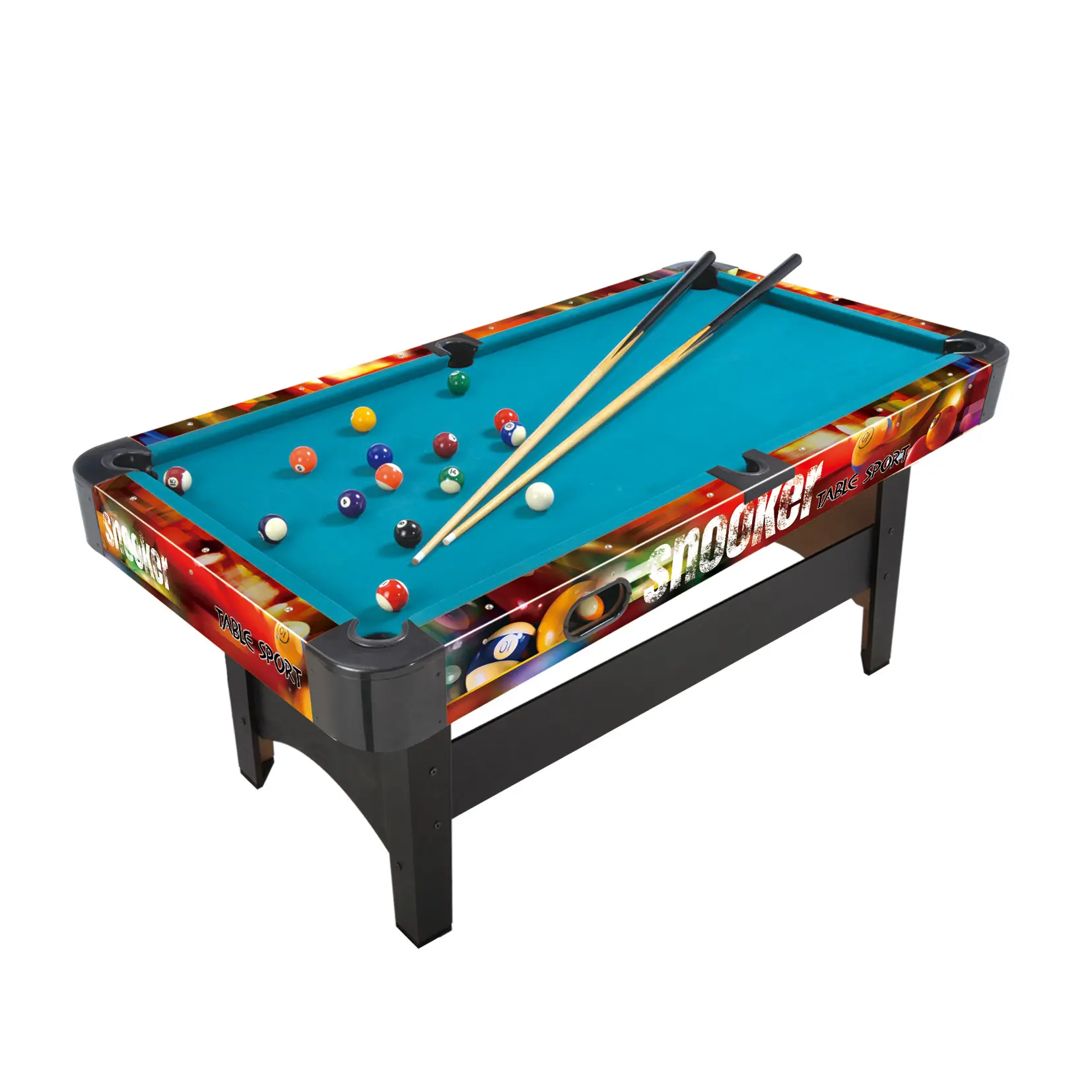 Factory hot sale wooden table game billiards pool table for adults snooker table game for indoor