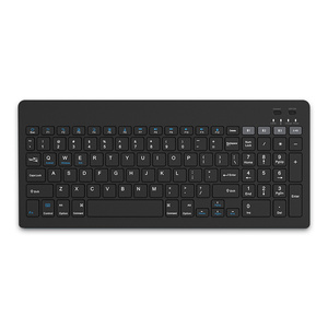 Factory Wholesale Portable <strong>Wireless</strong> <strong>Keyboard</strong> with Number Pad Four Channel Dual Mode 2.4g &amp; BT Connect Ultra-thin Office <strong>Keyboard</strong>