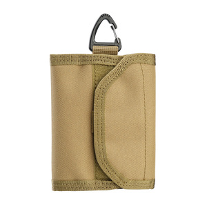 EDC Outdoor Wallet Tri-fold Multi-funcional Id Bag Plegable Hombres Tarjetero Tactical Wallet Case