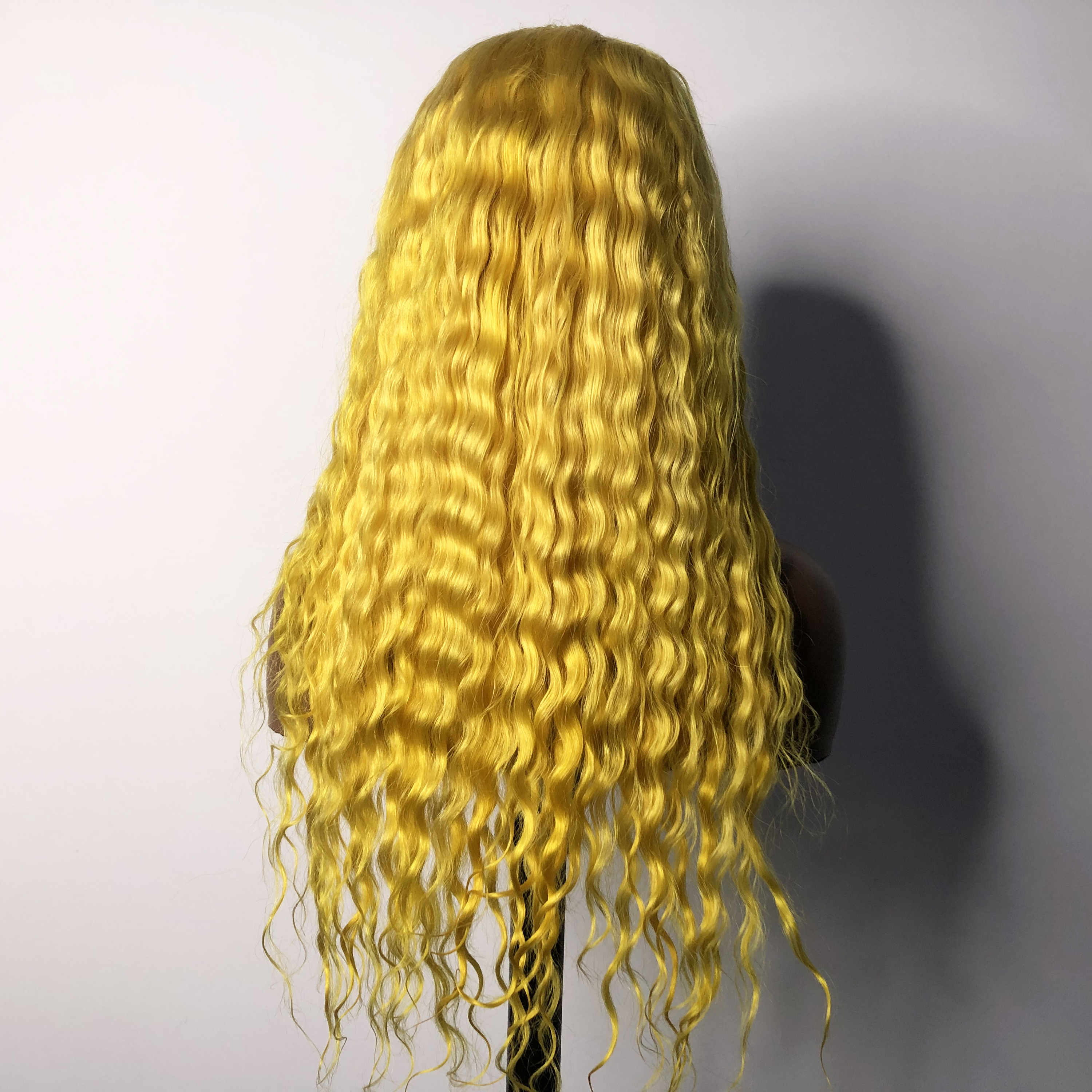 13x4 pizzo trasparente giallo