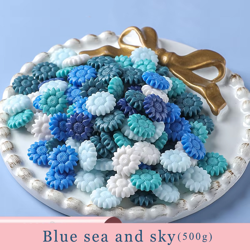 Mer et ciel bleus