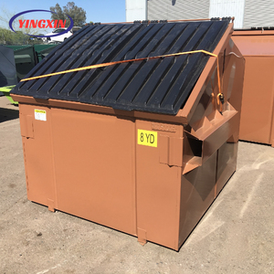 Ön yük çöp kutusu atla çöp kamyonları Wasted geri dönüşüm Industri çiftlik damperli römork kanca asansör konteynerler - Product Image 1