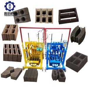 Mini máquina de entrelazado de ladrillos, bloque de pavimentación y piedra curva, Manual, sólido, pequeño, usado, cemento, arena - Product Image 1