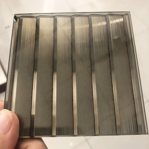 Modern tasarım özelleştirilmiş CNC gravür Broached V oluk ayna etkisi cam geri boyalı desenli bronz renkli ayna cam - Product Image 2